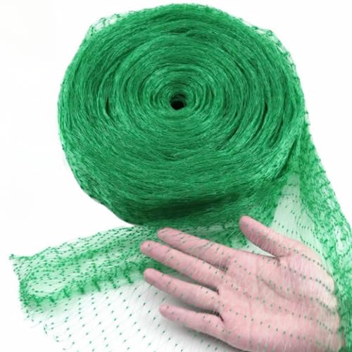 Requisite Needs Garden Netting 4m x 10m Green Bird Netting Pond Plant Netting for Protecting Fruit Tree Vegetable Patch Flowers Crops Strawberry Pea and Bean.