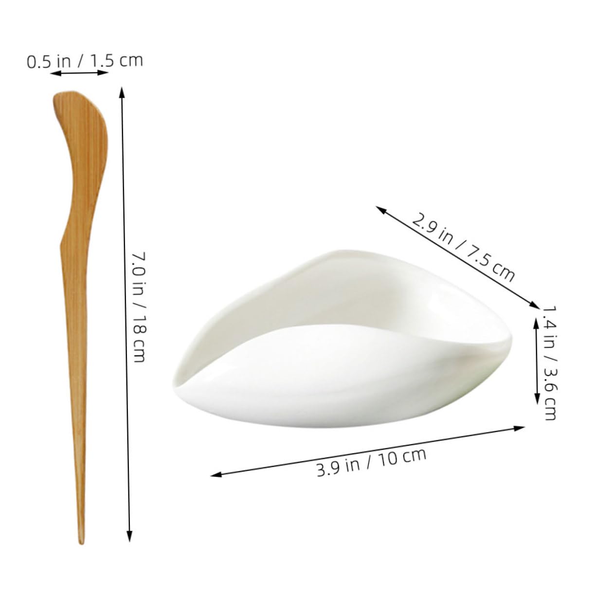 OFFSCH 1Set Tea Scoop Kung Fu Tea Ceremony Accessory Portable Coffee Bean Spoon for Home Office Teahouse and Restaurant Use and Material