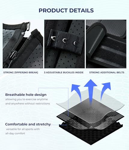 TAILONG Waist Trainer for Men - Sweat Band Trimmer Belt Fajas Para Hombres Stomach Wrap Workout Body Shaper4