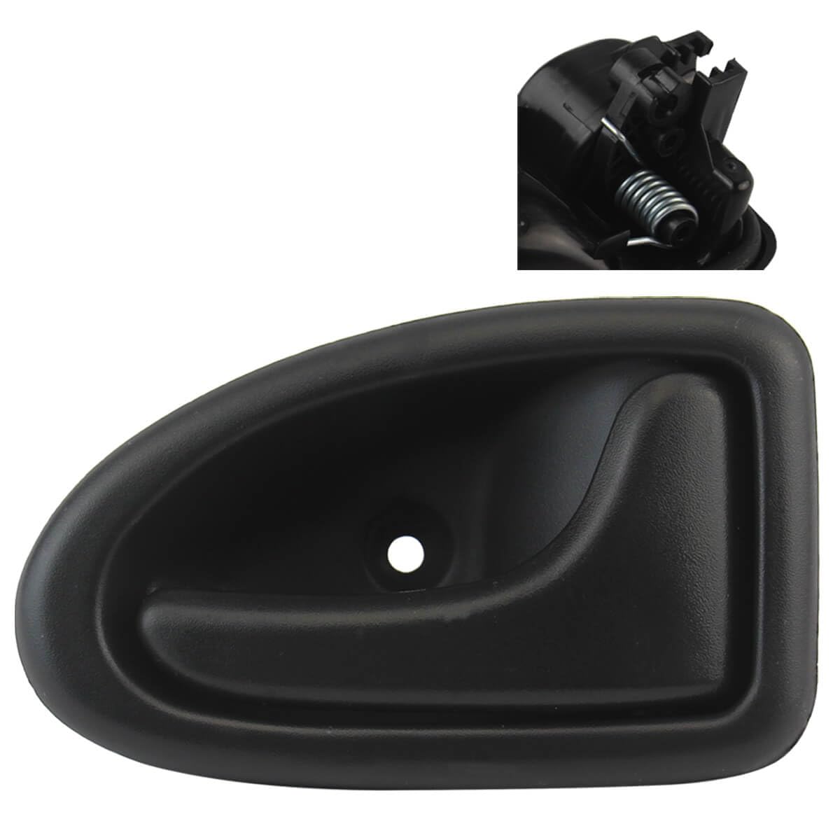 STARKIT PERFORMANCE Maniglia Porta Interna Per Clio 2, Megane 1, Scenic 1, Trafic 2, Logan - Anteriore O Posteriore Destra Nera - 3