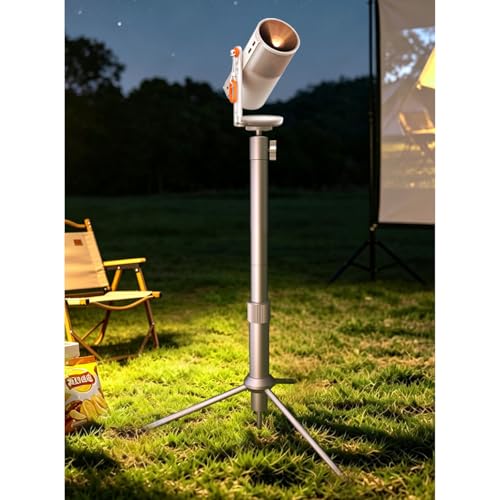 Soporte de proyector ajustable con rosca de 1/4 para cine en casa y camping 4