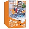 GONGSHI Vacuum Seal Bags for Clothing Travel & Home Storage, Travel Vacuum Bags with Pump,Space Saver for Blankets, Comforters, Pillows, Clothes,24 Combo with Electric Pump