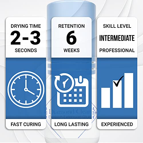 Diamond Clear Eyelash Extension Glue - Forabeli 5Ml / 2-3 Sec Dry Time/Retention – 6 Weeks/Transparent Bond For Semi-Permanent Extensions/Colorless Adhesive For Colored Lashes #TOP3