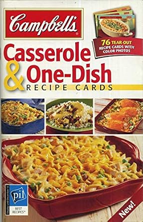 Campbell's Casserole &amp; One-Dish Recipe Cards: Campbell Soup Company ...