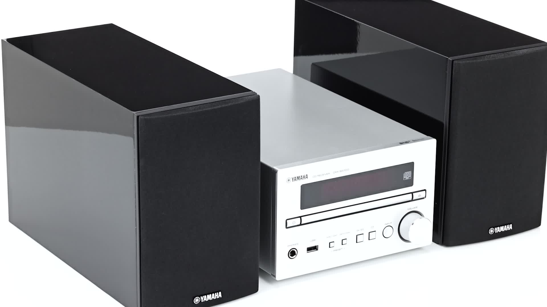 Yamaha MCR-N370D CD&Bluetooth Müzik Seti Gri : Amazon.com.tr