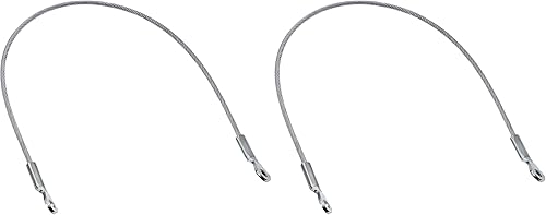 Buyers Products - 3003081 Cable de cordón para puerta para cajas de camiones, 17.5 x 0.5 x 0.25 pulgadas, negro (paquete de 2)