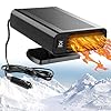 Calentador de coche de 12 V, desempañador de descongelación de calentamiento rápido de 150 W que se conecta al encendedor de cigarrillos, calentador de coche de refrigeración y calefacción 2 en 1