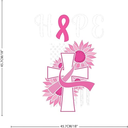 Miniatura 3 de Calcomanías de vinilo para pared, diseño de esperanza y concienciación sobre el cáncer de mama, decoración del hogar, cinta rosa, corazón, alas de