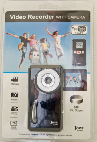 Jazz DVX50 Video Recorder with Camera and LCD Screen