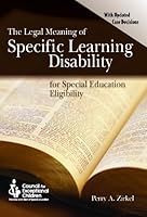 Legal Meaning of Specific Learning Disability for Special Education Eligibility 086586425X Book Cover