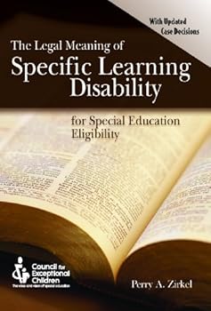 Paperback Legal Meaning of Specific Learning Disability for Special Education Eligibility Book