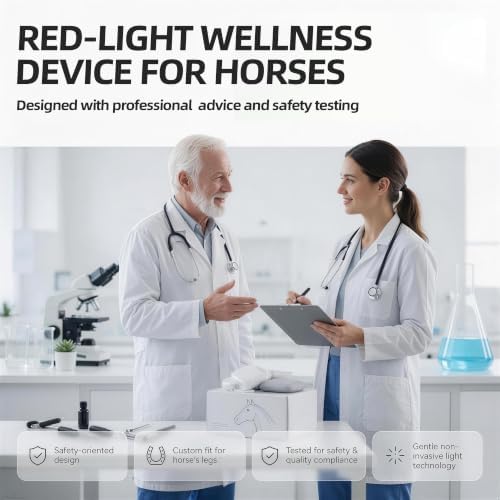 Horse Red Light Therapy Wrap for Legs, 660nm & 850nm Infrared Horse Boot — 사진 7