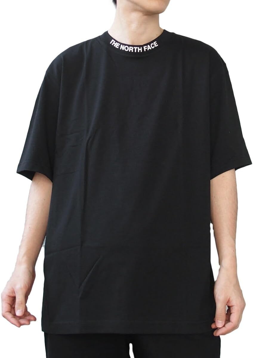 T-shirt Short Sleeve Neck Logo Ribbing Back Print Men's Top M ZUMU S/S TEE [NF0A87D] [Parallel Import Goods]