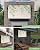 DecorLovee Outdoor TV Cover 80 to 85 Inches Weatherproof & Waterproof, Farmhouse Eucalyptus Leaves Outdoor TV Enclosure with Remote Control Pocket, Spring Floral Rustic Botanical TV Screen Protectors