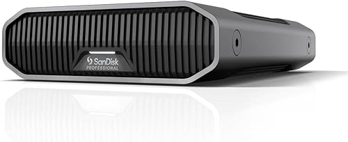 SanDisk Professional SDPHF1A-004T-NBAAD - Disco duro externo de escritorio G-Drive de 4 TB de clase empresarial, HDD Ultrastar de 7200 RPM en el