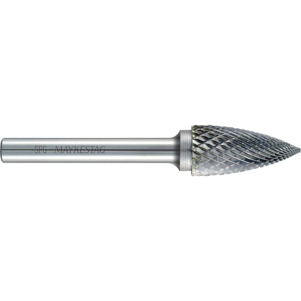 Alpen 780606106100 Hartmetall-Frässtift SPG 6 S6 6x50mm SB