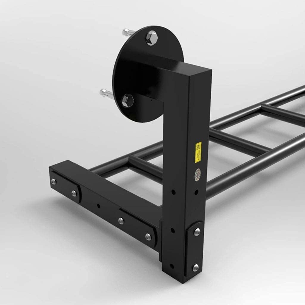 Barre pull-up montate laterali a fascio, telaio da arrampicata a barre orizzontale, palestra nera Pull-up a forma di casa multi-posizione barra orizzontale multi-posizione barra di arrampicata te
