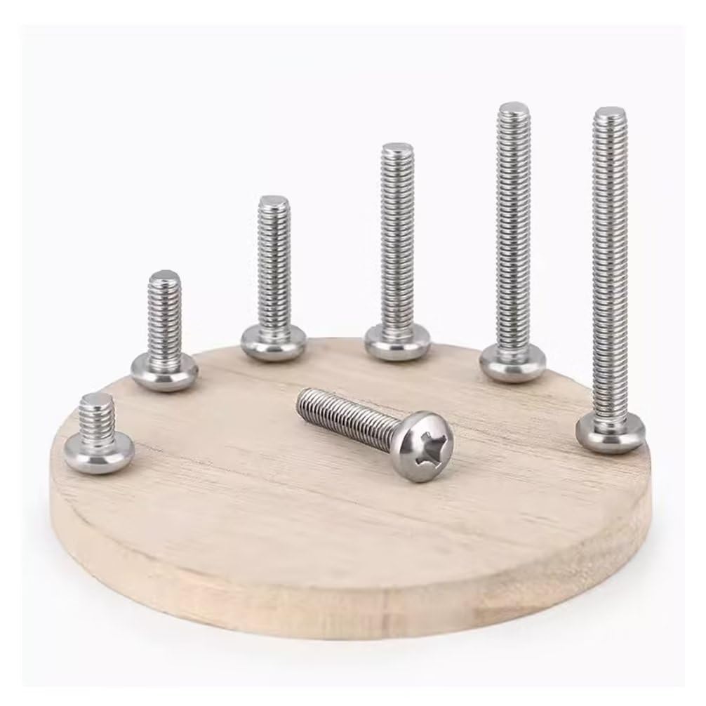 Vis métaux Tête cylindrique large TCL Fendue M2.5X3.5 Acier brut microvis