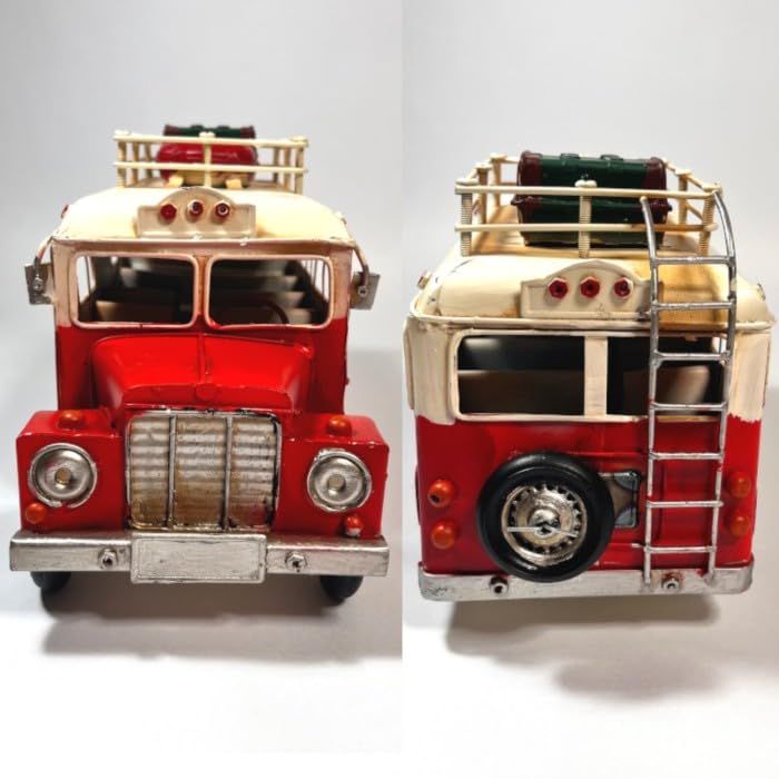 Amazon.co.jp: ブリキ クラシックバス 赤 コレクション おもちゃ