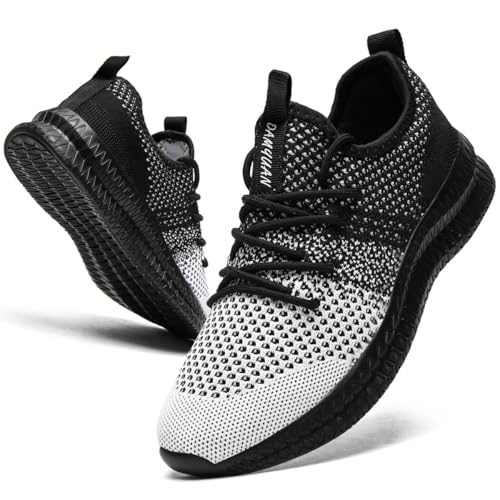 Image of DLWKIPV Barefoot Shoes Men Wide Toe Box Running Zero Drop Grounding Non Slip Sports Trail Athletic Footwear Walking Workout Lightweight Outdoor Casual Fashion Sneakers