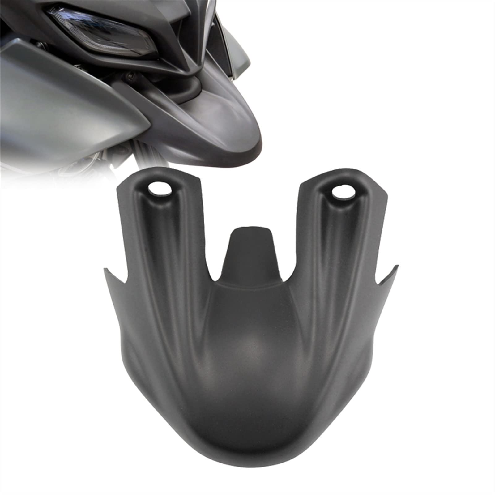 Protección frontal Tracer 9GT contra impactos de piedras en carenado de moto