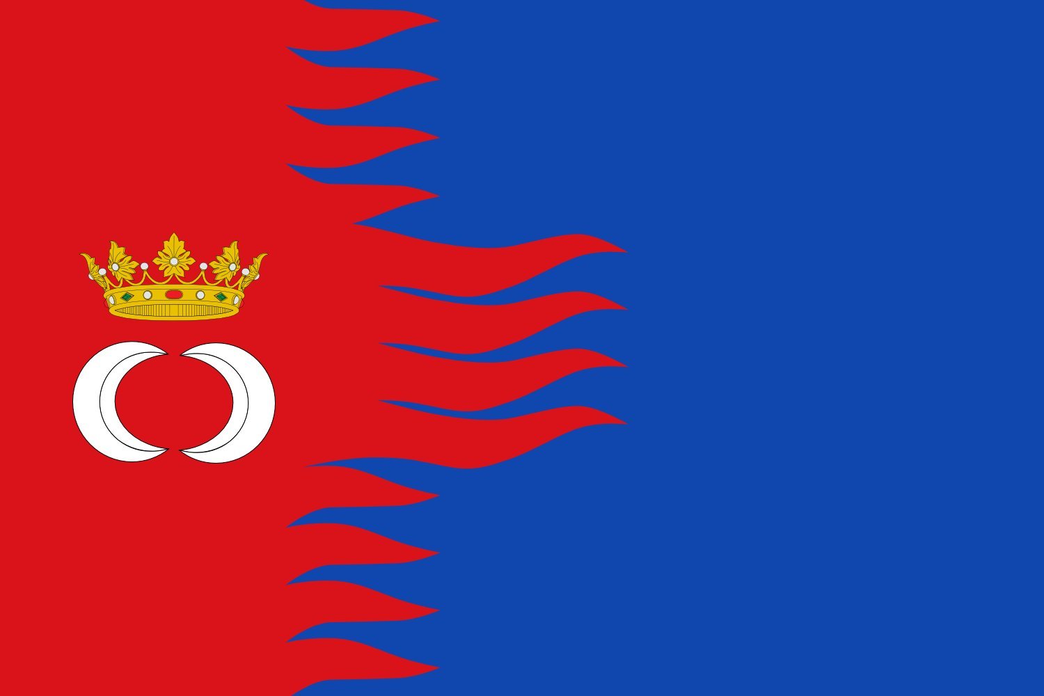 Drapeau XL Alforque Zaragoza Spain grand format en tissu résistant aux UV