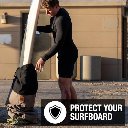 image for Ho Stevie! Canvas Surfboard Bag Cover - No Melted Wax on Car - Sun/Din