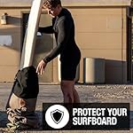 Ho Stevie! Canvas Surfboard Bag Cover - No Melted Wax on Car - Sun/Ding Protection - Image 3