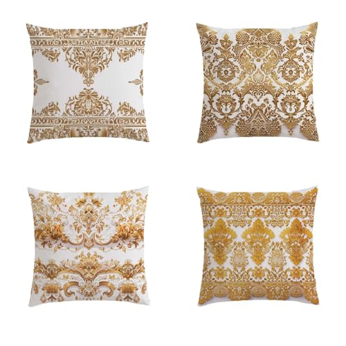 Housse de coussin 50x50cm double face pour masquer les oreillers usés facilement - 2