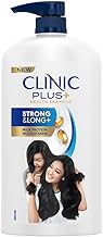 CLINIC PLUS Strong & Long Shampoo, 1 LTR, for Hair Growth and Strength, with Milk Proteins & Multivitamins, Strengthening Formula