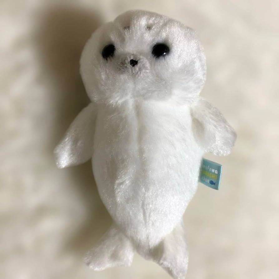 【のえる】ほわほわアザラシちゃん　ごろん　ぬいぐるみマスコット　3種セット ≪10月の新商品≫ほわほわアザラシちゃんともだちいっぱい-NEW