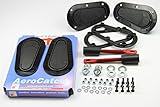 Aerocatch 125-2000 Below Panel Flush Non-Locking Hood Latch and Pin Kit - Black