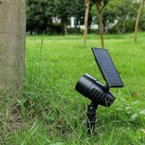 Lampe solaire LED extérieur orientable 3000K blanc chaud avec piquet - 6