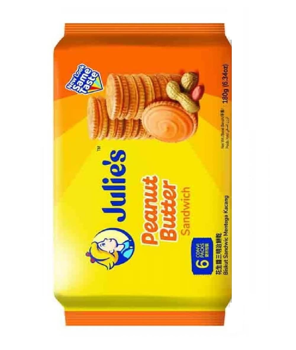 Julie's Peanut Butter Sandwich Cookies 180gm