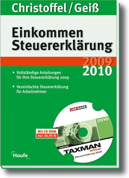 Einkommensteuererklärung 2010/2011: Mit Software "TAXMAN spezial" (Haufe Steuerratgeber)