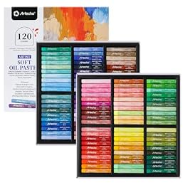 Artecho Extra Soft Oil Pastels 120 Colors Artist Grade