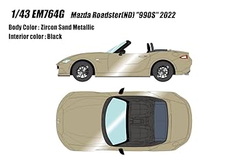 Make Up Mazda Roadster 990S ロードスター 1/43 1/43 Make Up Eidolon Mazda Roadster ND 990S 2022 Zircon Sand