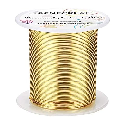BENECREAT 20 Gauge Gold Wire Cover