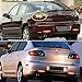 KENRTIR Smoked Lens LED Lamp for 2004-2009 Mazda 3,2007-2009 Mazdaspeed3 Rear Fog Bumper Reflector Brake Tail Sequential Flash Signal Lights