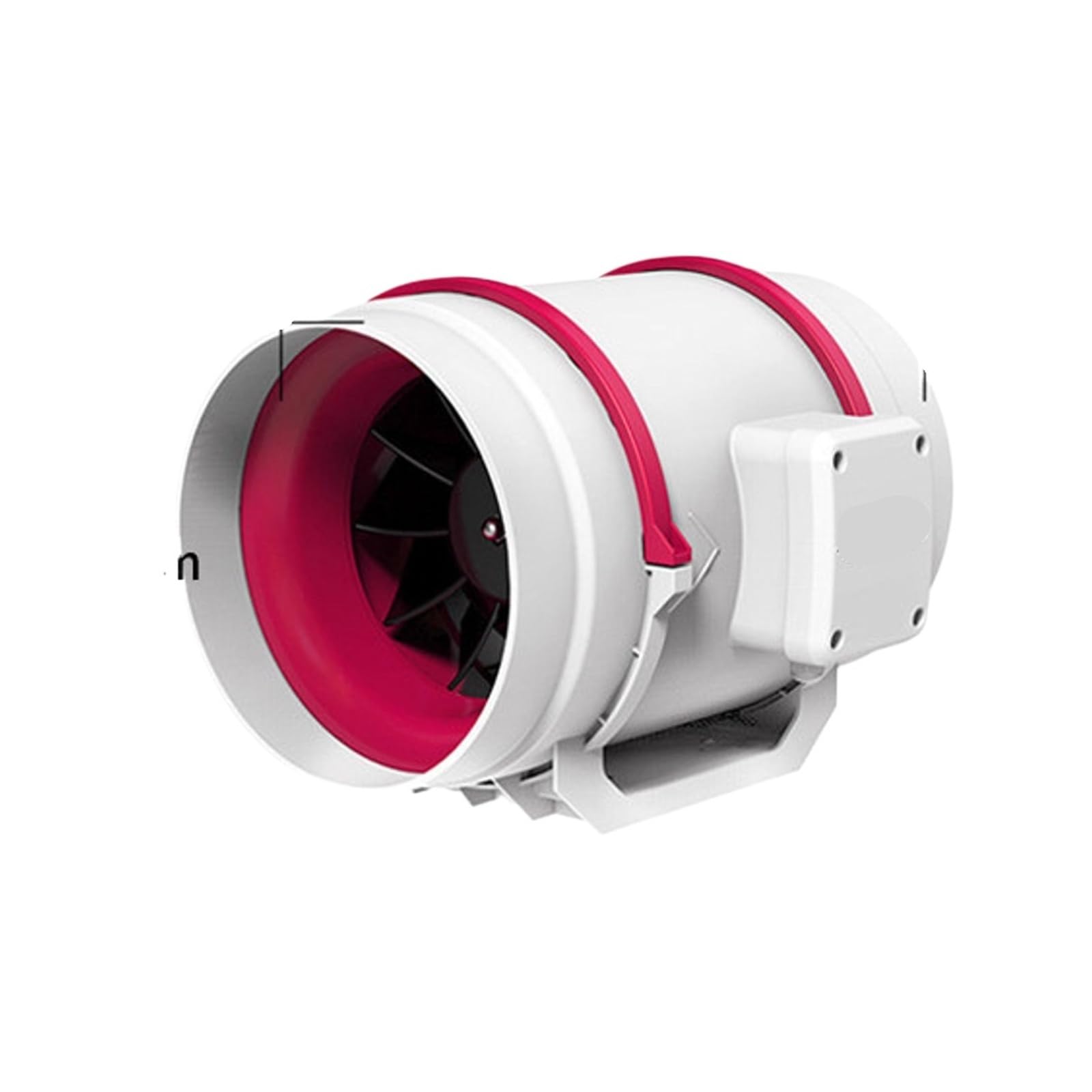 Ventilador de escape de conducto de 250mm con motor DPT25-150A de doble velocidad