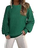 ANLASS - Damen Pullover kann mit Leggings, Anzughosen, Röcken oder Jeans kombiniert werden. Damen Pullover sind ideal für verschiedene Aktivitäten, wie Freizeit, Reisen, Party, Büro, Arbeit, Business, Dating, Schule und solches tägliches Leben.