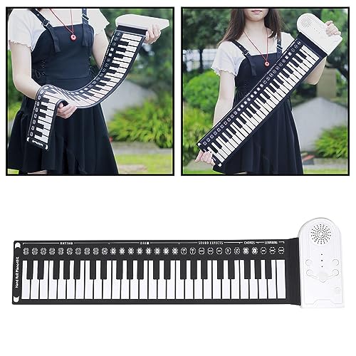VOCUE – Clavier électronique portable à 49 touches pour piano électronique pliable, clavier en silicone souple, facile à transporter - Les Beatles, Paul McCartney, John Lennon, RIngo Starr, George Harrison VOCUE - Clavier électronique portable à 49 touches pour piano électronique pliable, clavier en silicone souple, facile à transporter – Image 3