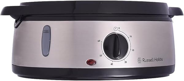 Russell Hobbs Vaporiera 9,0 l - Multicottura: 3 contenitori per cottura a vapore lavabili in lavastoviglie - Ciotola per Riso; 6 portauova; timer 60 minuti; Spegnimento automatico; No BPA, 19270-56 - 4