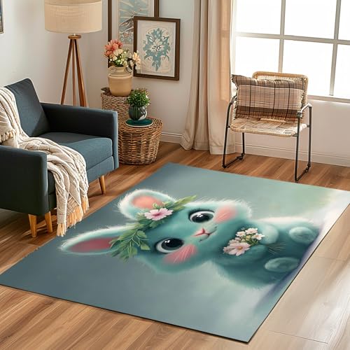 Tapis poil ras antidérapant 240x300 cm lavable et résistant aux taches - 2