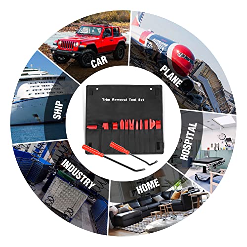 Image of GOOACC Car Door Clip Panel Audio Video Dashboard Dismantle Kits Installer Pry Tool