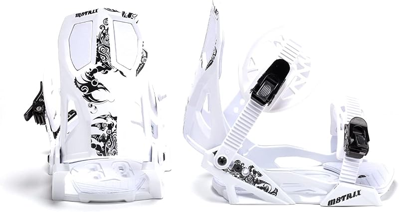 Matrix Unisex Adult PH-611 All-Mountain Adjustable Snowboard Bindings, Medium, Fit Most Boot Sizes 5-11