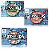 Swiss Miss Swiss Variety Hot Cocoa Mix, No Sugar Added, Milk Chocolate, and Marshmallow, 1 Box Of...