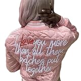 Women's Baseball Varsity Jacket Cropped Bomber Quilted Jackets Vintage Casual Lightweight Crop Top Coat Pink