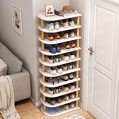 Meuble à chaussures peu encombrant pour entrée | Étagère sur pied moderne - 2