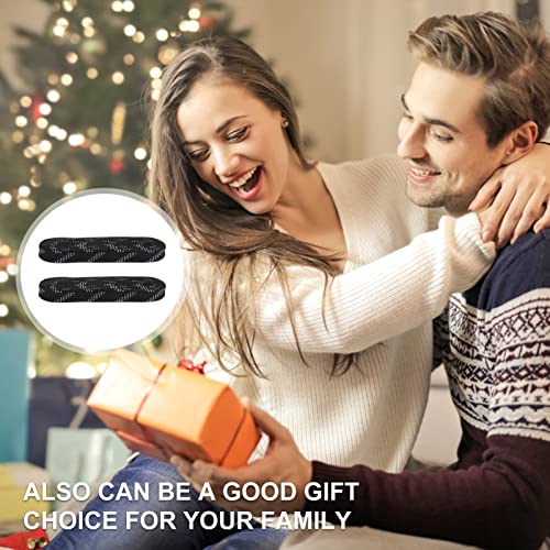 HOLIDYOYO 1 par de cadarços de skate de hóquei encerado, hóquei no gelo e patins de patins, cadarços